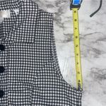 Equipment Black and White Houndstooth Vest Top Photo 6