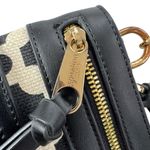 Spartina 449  Linen and Leather May River Onyx Crossbody Bag Black Cream Photo 6