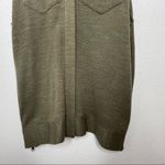 Free People NWOT  Military Green Highway Vest Jacket size S Photo 6