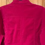 Anthropologie Luii Pink Corduroy Ruffle Button Front‎ Pockets Jacket Size Small Photo 7