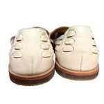 Nisolo Hurache Sandal Size 7 in Bone Cream Leather Flat Photo 5