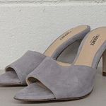L'Agence new L’AGENCE The Lolita Shoe real leather the grey sz35 open toe slip on heels Photo 0