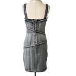 Boom Boom Jeans Boom Boom Y2K Black Stone Washed Body Con Denim Mini Dress Photo 5