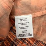 Anthropologie Verb By  Plaid Ruffled Tank in Mixed Orange Size Small Photo 6