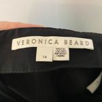 Veronica Beard  Honolulu Black Linen Blend Dress Pants Cropped Preppy Women's 14 Photo 2