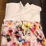 Reebok Brand New Run Free Printed Shorts White Floral Women’s Size Medium Photo 6