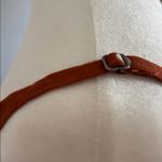 Madewell  EUC 6 burnt orange Polka Dot Button-Up Cami Top Photo 3