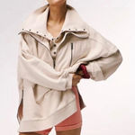 Free People  Movement Venture Pullover Oversized Zip Sweatshirt Size XS Photo 0