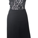 Zink London Black Lace Maxi High Low Dress Cocktail Evening Goth Glam L Size L Photo 0