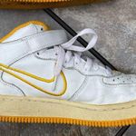 Nike Air Force 1 Mid SC White / University Gold Youth 5 Women’s 6.5 Photo 10