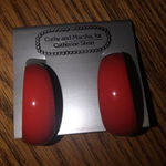 Women's Cathy‎ and Marsha Red Earrings Photo 0