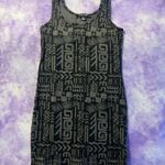Forever 21 Size Medium Black And Gray Body Con Dress Photo 0