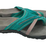 Merrell  Womens Atlantis Teal Pink Strappy Comfort Flip Flop Sandals 5 EU 36 Gorp Photo 0