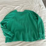 Old Navy Green  waffle Henley  Photo 3