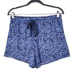 Lucky Brand Leopard Print Lounge Shorts Size Small Animal Print Knit Shorts Photo 0