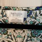 Van Heusen  Cap Sleeve Abstract Floral Blouse Photo 2