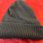 Melrose and Market Hat Black Knit Cuffed Beanie Black Casual Neutral Trendy Photo 1