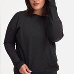 Girlfriend Collective black long sleeve pullover top Photo 0