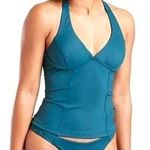Athleta Sculpted Halter Tankini Oceanic Teal Size 40B/C Photo 0