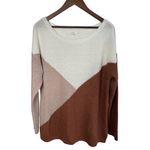 Maurice's Women 1 Geometric ColorBlock Knit Pullover Sweater Art Decor Cozy Comfy Photo 2