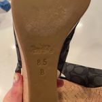 Coach signature print sling back wedge sandals Photo 4