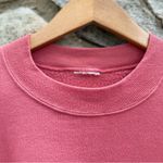 Vintage 80s Pink Patchwork Bunny Applique Sweatshirt Size M Photo 2