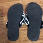Urban Outfitters  white and black slip‎ on sandals women’s size 7 Photo 5