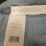 Vince 💕💕 Ribbed Mock Neck Wool Cashmere Blend Sweater ~ Heather Aria Blue M NWT Photo 14