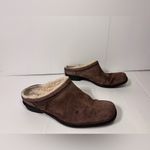 UGG  S/N 5380 brown leather skeepskin-lined clog comfort shoe women size 9 Photo 1