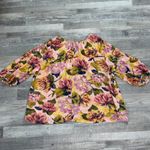 Terra & Sky  Pink Floral 3/4 Sleeve Blouse Lightweight A14 Photo 4