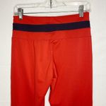 Nike  Yoga Workout Lounge Cropped Legging Pants Red Small (22x26)  Ankle Slit Photo 3