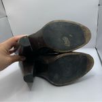 Frye THE  COMPANY Madeline Short In Fatigue size 8.5M dark green suede Photo 4