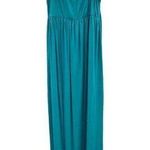 Rachel Pally Midsummer Maxi Dress Size Large Laguna Teal New NWT Stretch Coastal Photo 0