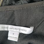 Diane Von Furstenberg  Scotia Lace Black Zipper Skirt Sz 6 Photo 10