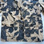 J.Crew  Women's Brown and Black Floral Military Jacket Photo 3