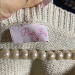 Pink Lily  Sweater with Crochet Details Photo 2