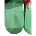 Lauren Lorraine Slides Size 7 Green Rainbow bright Glitter Sandals Women's Shoes Photo 2