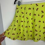 Urban Outfitters Mini Skirt Sz Medium Bright Abstract Floral Print Photo 2