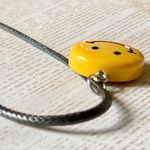 Handmade Kawaii y2k retro funky hippie style smiley simple necklace☀️🌈💕 Photo 3