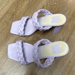 DV by Dolce Vit MOVING SALE Dolce Vita Paily Braided Lilac Purple Leather Block Sandal Heels Photo 5