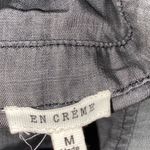 En Crême En Creme grey button down tunic size medium Photo 2