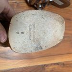 Michael Kors Collection Woven Leather Citrine Platform Chunky Heels 70s Retro 8 Photo 9