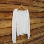ASTR NWT Super Soft Ivory White Crop Sweater Photo 3