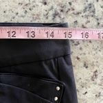 HIGH Use Womens Black Pants Trousers Slim Leg Ankle Cuffed D Ring Detail Size 27 Photo 7