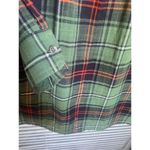 JCrew Embroidered Cotton Long Sleeve Green Plaid Peasant Blouse Size 2 Photo 9