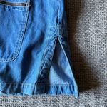 VTG Denim Field Chore Coat Barn Jacket Plaid M 100% Cotton Oh!Mamma Farm Cabin Blue Size M Photo 6