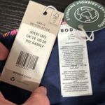 Boden Glorious British Style Navy pink paisley classic full coverage bottom 10 Blue Photo 2