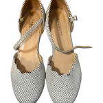 Talbots ‎ Size 9.5 Sandals Lyndsay Espadrille Wedge Heels Two-Tone Tweed Preppy Photo 0