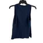 LA Made  Navy Blue Sleeveless Henley Small New Photo 1