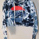 Pepsi Crop Tie Dye Hoodie Sweater Photo 1